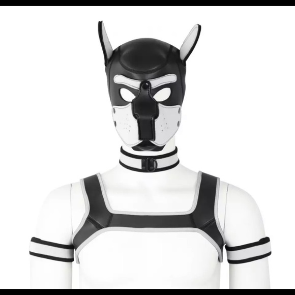 Dog Mask Soft Pup Cosplay Role Play - Picture 4 of 11